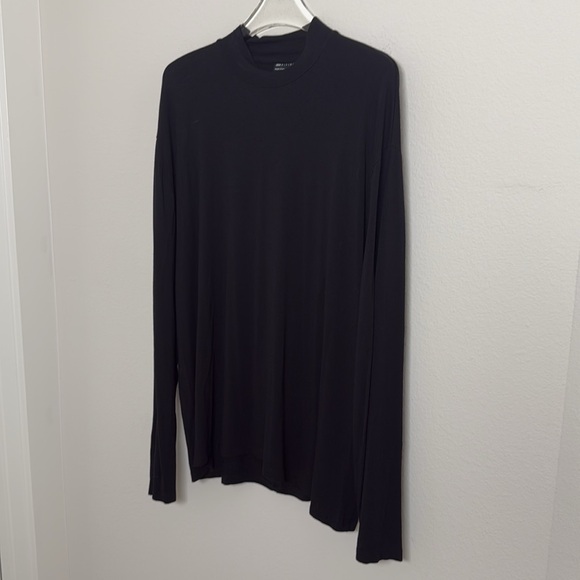 ASOS DESIGN Open Back Long Sleeve Turtleneck in Black Sz XL - Picture 3 of 7